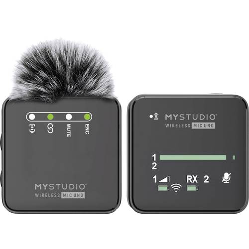 Thumbnail - Easypix MyStudio Mic UNO Ansteck Studiomikrofon Übertragungsart (Details):Kabelgebunden, Funk inkl. Windschutz, inkl. Mi...