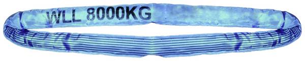 Target Ladungssicherung 90433 Rundschlinge Arbeitslast (WLL)=8 t Blau EN 1492-2 DIN 1492-2