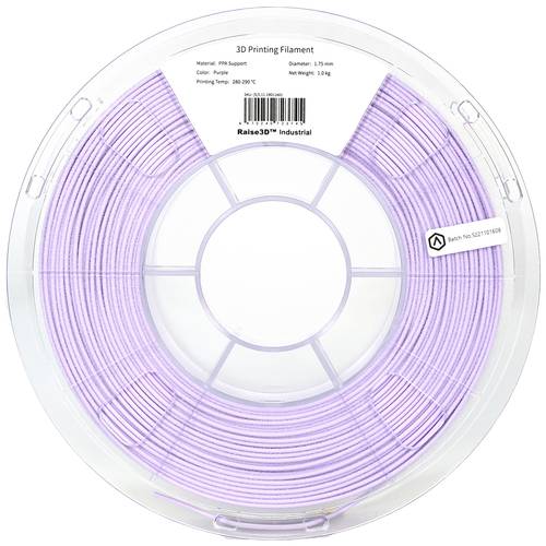 RAISE3D PMRA-1000 Industrial PPA Support Filament PPA Support 1.75 mm 1000 g Lila 1 St.