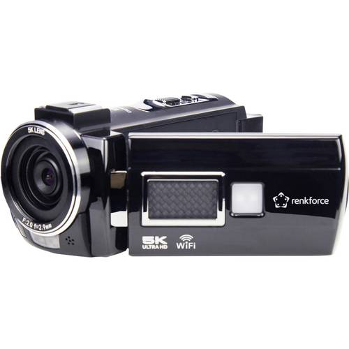Renkforce RF-DV-200 Camcorder 5K 7.6 cm 3 Zoll 8 Megapixel Schwarz