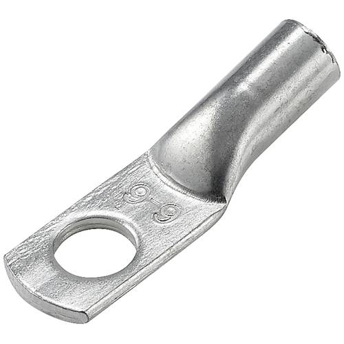 TRU COMPONENTS TC-12885868 Rohrkabelschuh 180 ° M6 6 mm² Loch-Ø: 6 mm 1 St.