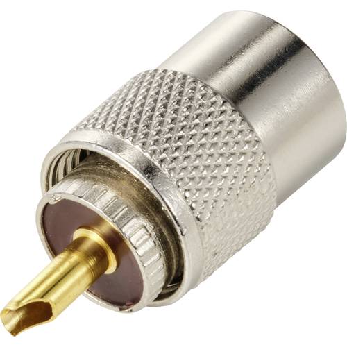 TRU COMPONENTS TC-12885932 UHF-Steckverbinder Stecker, gerade 50 Ω 1 St.