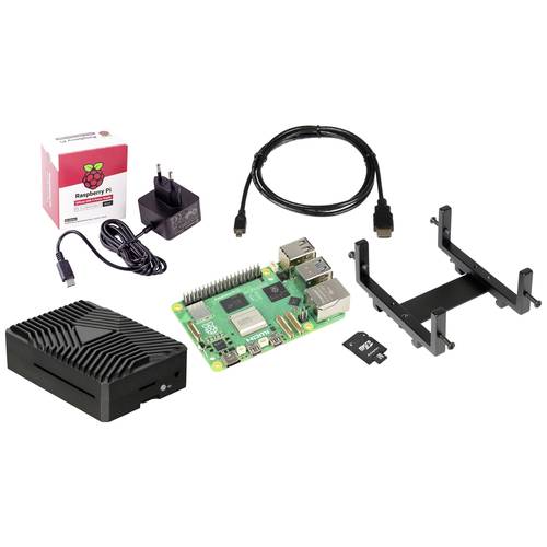 Thumbnail - Joy-it Embedded DIN-RAIL - VESA Pi5 Kit Raspberry Pi® 5 B 8 GB 4 x 2.4 GHz inkl. Gehäuse, inkl. Netzteil, inkl. Noobs OS...