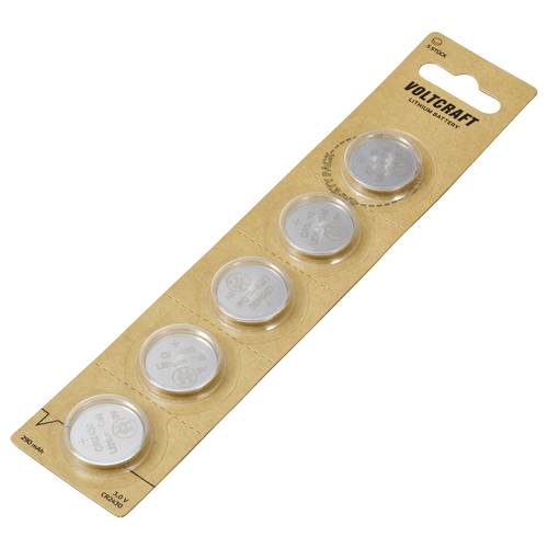 VOLTCRAFT Knopfzelle CR 2430 3 V 5 St. 290 mAh Lithium VC-16107965