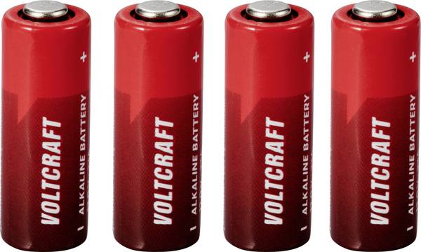 VOLTCRAFT VC-16107975 Spezial-Batterie 23 A Button-top Alkali-Mangan 12 V 50 mAh 4 St.