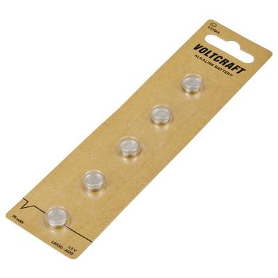 VOLTCRAFT Knopfzelle LR 1130 1.5 V 5 St. 75 mAh Alkali-Mangan VC-16108005