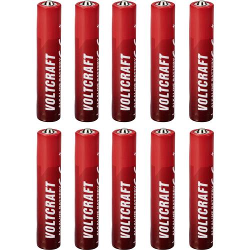 VOLTCRAFT VC-16108025 Mini (AAAA)-Batterie Mini (AAAA) Alkali-Mangan 1.5 V 500 mAh 10 St.