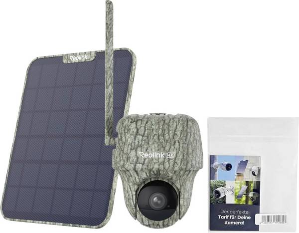 Reolink  Go Series G450 with Solar Panel 2+Smart Tech L SIM-Karte GSM IP  Überwachungskamera-Set  3840 x 2160 Pixel
