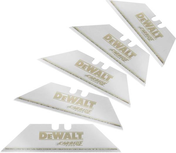DEWALT DWHT0-11131 Wolframcarbid-beschichtete Universal-Trapezklingen 5 St.