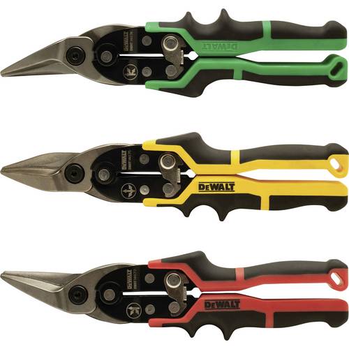Thumbnail - DEWALT Blechscheren ERGO 3er-Set gerade (gelb), links (rot), rechts (grün) DWHT14676-0