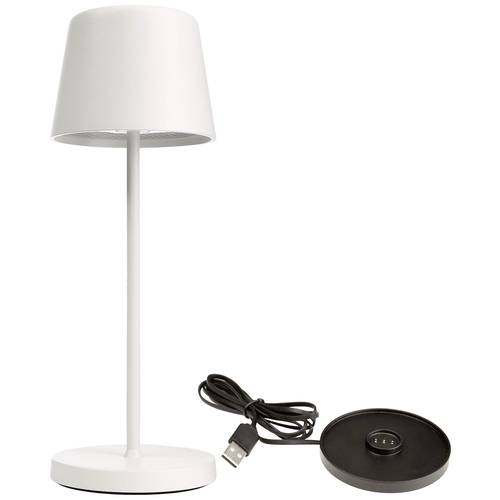 Thumbnail - Deko Light 620207 Canis Mini LED-Akku-Tischlampe 2.3 W Warmweiß Weiß