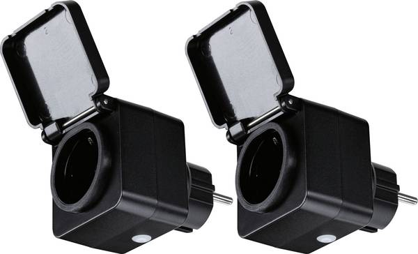 4064161334592 Zigbee Smart Plug Paulmann Home Zwischensteckdose Schwarz