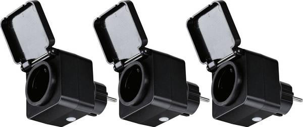 4064161334615 Zigbee Smart Plug Paulmann Home Zwischensteckdose Schwarz