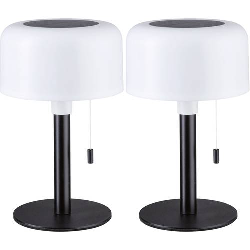 Paulmann 4064161334677 Bartja Solar-Tischlampe 1.6 W Warmweiß Schwarz