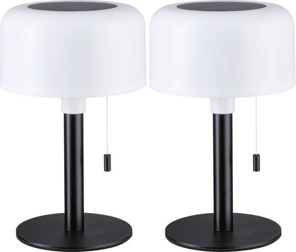 Paulmann 4064161334677 Bartja Solar-Tischlampe  1.6 W Warmweiß  Schwarz