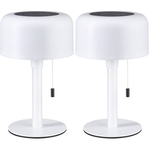 Paulmann 4064161334691 Bartja Solar-Tischlampe 1.6 W Warmweiß Weiß