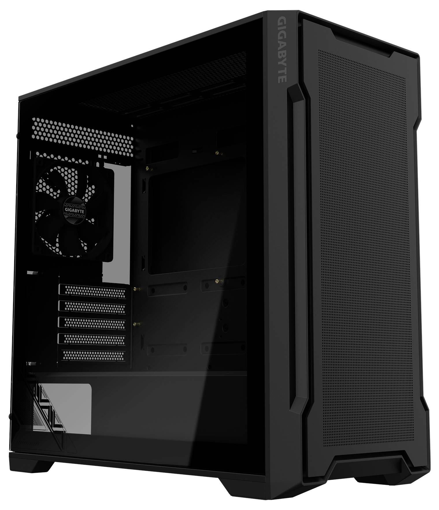 Gigabyte C102 Glass, black, mATX Multimedia-Technik Gehäuse-1