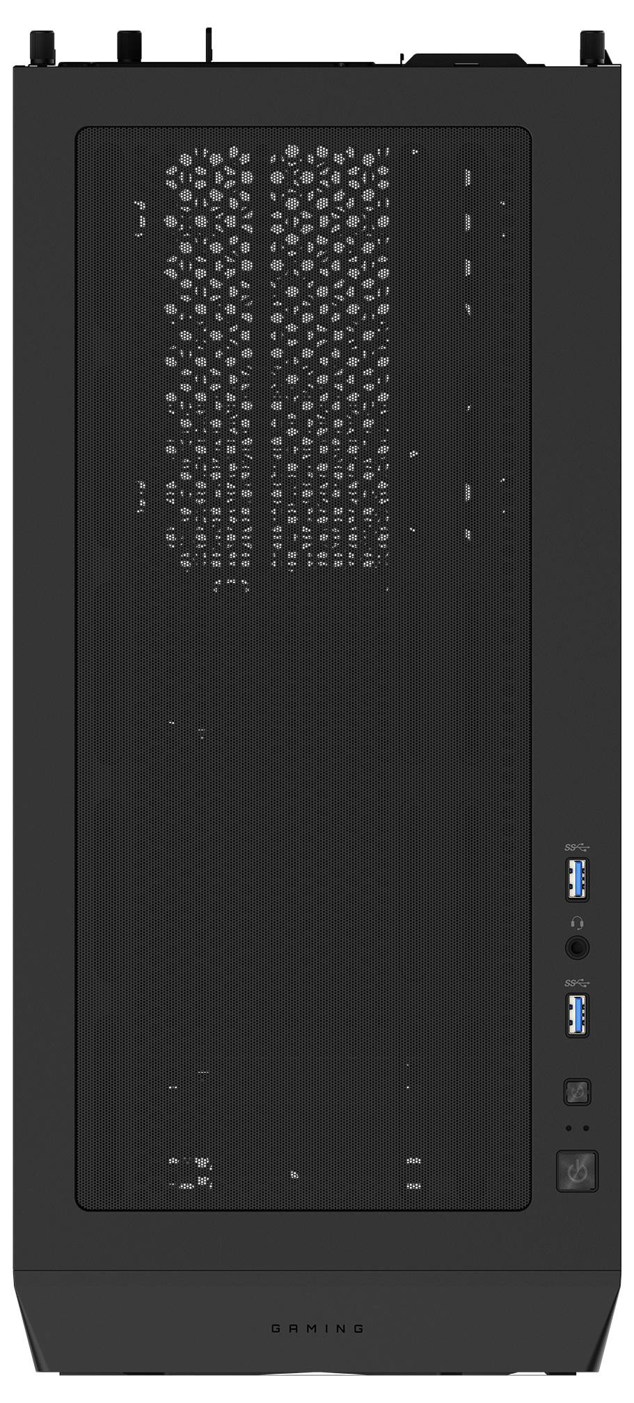 Gigabyte C102 Glass, black, mATX Multimedia-Technik Gehäuse-5