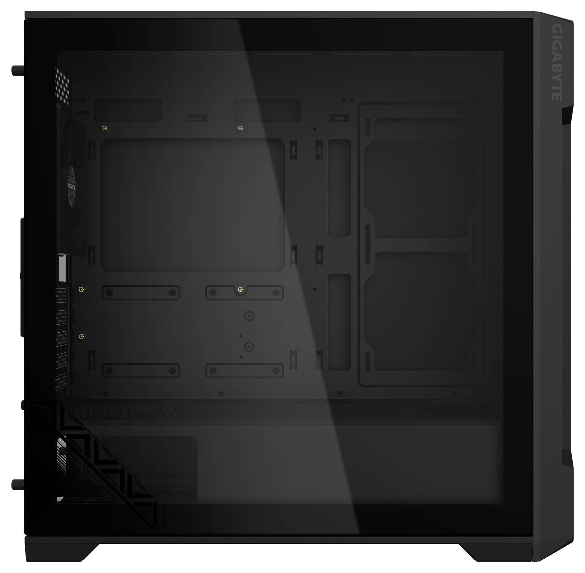 Gigabyte C102 Glass, black, mATX Multimedia-Technik Gehäuse-6