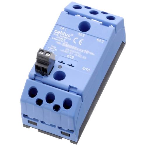 Thumbnail - Celduc Halbleiterrelais SMB8850210 12 A Schaltspannung (max.): 640 V/AC 1 St.