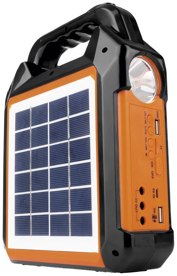 easymaxx Security Solar-Generator EP-0188 9470 Solar-Powerbank  18 W 4500 mAh
