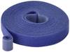 TRU COMPONENTS T24CA065 Klettband zum Bündeln Haft- und Flauschteil (L x B) 5 m x 15 mm Blau 5 m