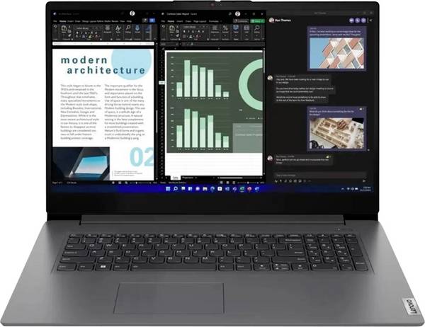 Lenovo Notebook V17-IRU 43.9 cm (17.3 Zoll) HD Intel® Core™ i5 i5-13420H 8 GB RAM 512 GB SSD Deutsch, QWERTZ Schwarz 83A2003GGE