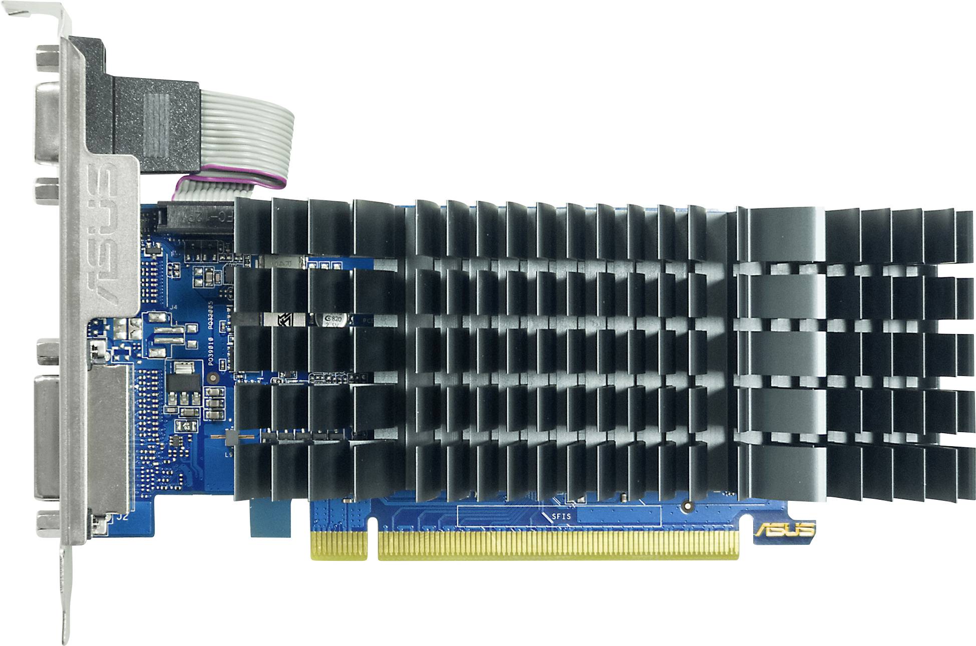 Asus Grafikkarte GT710 GeForce GT 710 2 GB GDDR5-RAM Passiv gekühlt