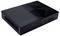 Ein schwarzes GIGABYTE-Mini-PC mit rechteckiger Form, Lüftungsschlitzen auf der Seite und Anschlüssen vorne.