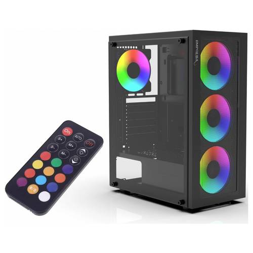 Thumbnail - INCA EMG-15XN Midi-Tower PC-Gehäuse Schwarz