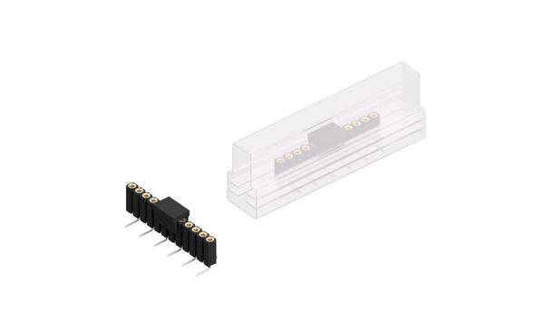 Fischer Elektronik Buchsenleiste (Präzision) Anzahl Reihen: 1 10025940 10 St.