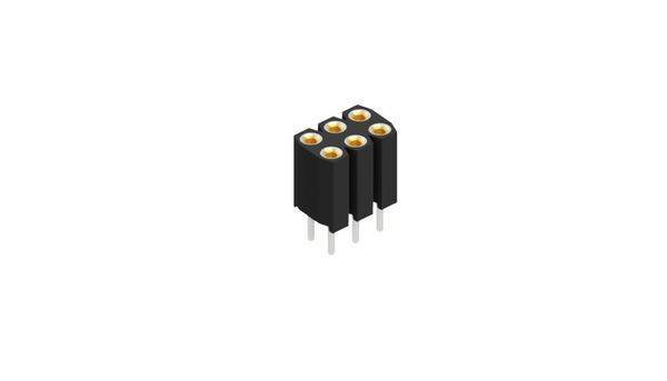 Fischer Elektronik Buchsenleiste (Präzision) Anzahl Reihen: 2 10026726 10 St.-0