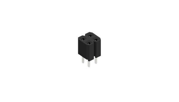 Fischer Elektronik Buchsenleiste (Standard) Anzahl Reihen: 2 10027003 10 St.-0