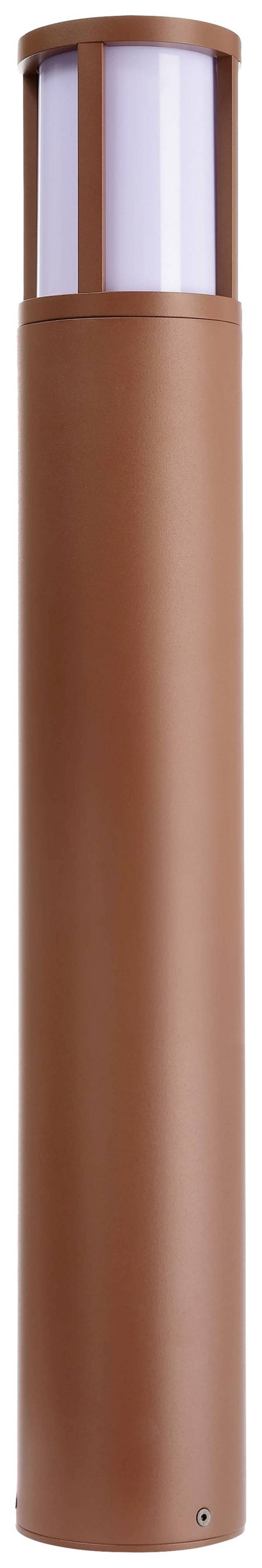 Deko-Light Pollerleuchte LB25 FACADO2 max 20W E27 rost opal H