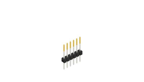 Fischer Elektronik Stiftleiste (Standard) Anzahl Reihen: 1 10046459 10 St.-0