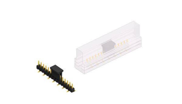 Fischer Elektronik Stiftleiste (Standard) Anzahl Reihen: 1 SL10SMD04015GBSM 10 St.