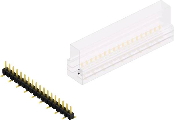 Fischer Elektronik Stiftleiste (Standard) Anzahl Reihen: 1 SL10SMD04018GSM 10 St.