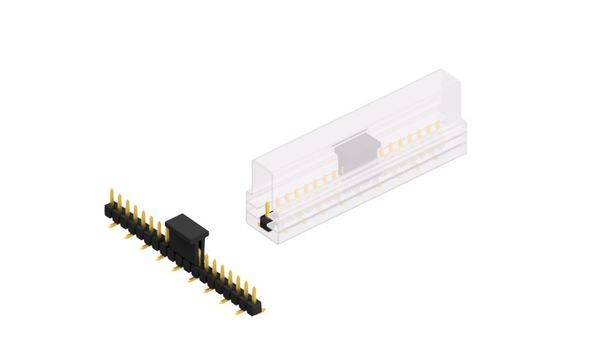 Fischer Elektronik Stiftleiste (Standard) Anzahl Reihen: 1 SL10SMD04019GBSM 10 St.