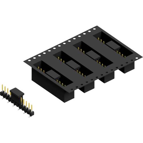 Fischer Elektronik Stiftleiste (Standard) Anzahl Reihen: 1 10047200 250 St.