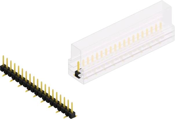 Fischer Elektronik Stiftleiste (Standard) Anzahl Reihen: 1 10047261 10 St.