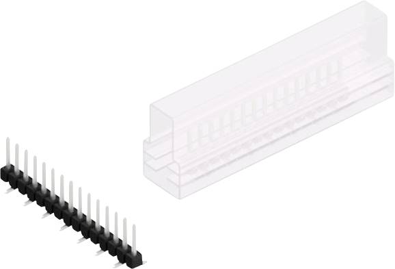 Fischer Elektronik Stiftleiste (Standard) Anzahl Reihen: 1 10047432 10 St.