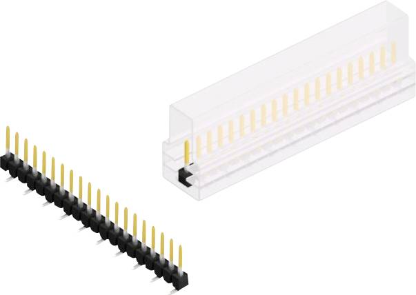 Fischer Elektronik Stiftleiste (Standard) Anzahl Reihen: 1 10047474 10 St.