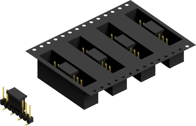 Fischer Elektronik Stiftleiste (Standard) Anzahl Reihen: 1 10047342 250 St.