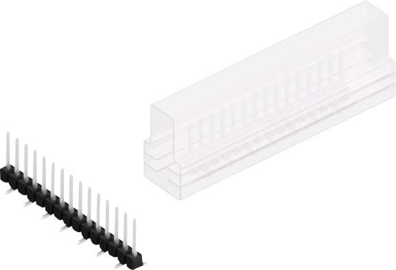 Fischer Elektronik Stiftleiste (Standard) Anzahl Reihen: 1 10047627 10 St.