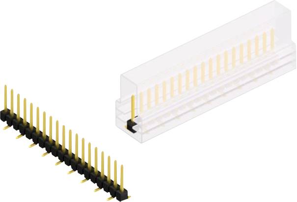 Fischer Elektronik Stiftleiste (Standard) Anzahl Reihen: 1 10047659 10 St.
