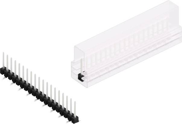 Fischer Elektronik Stiftleiste (Standard) Anzahl Reihen: 1 10047665 10 St.