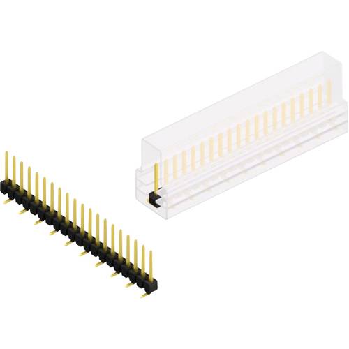 Fischer Elektronik Stiftleiste (Standard) Anzahl Reihen: 1 10047669 10 St.