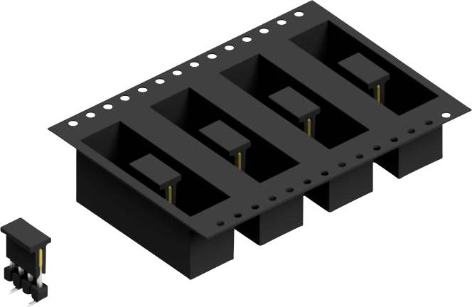 Fischer Elektronik Stiftleiste (Standard) Anzahl Reihen: 1 10047490 250 St.