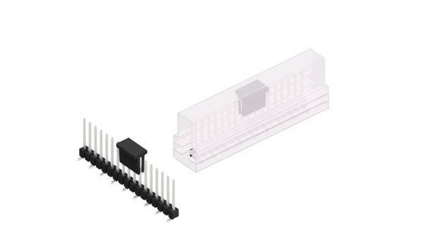 Fischer Elektronik Stiftleiste (Standard) Anzahl Reihen: 1 10047818 10 St.