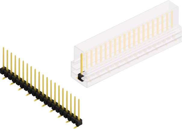 Fischer Elektronik Stiftleiste (Standard) Anzahl Reihen: 1 10047841 10 St.